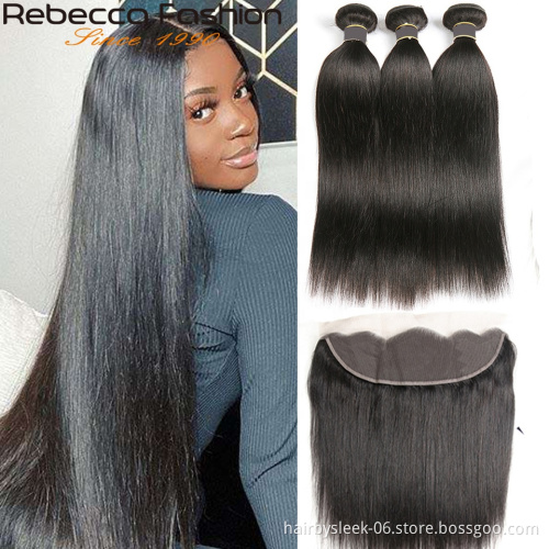Top grade 12A High Quality straight weave remy hair bundles raw virgin cuticle aligned 100 human hair Best human hair extension